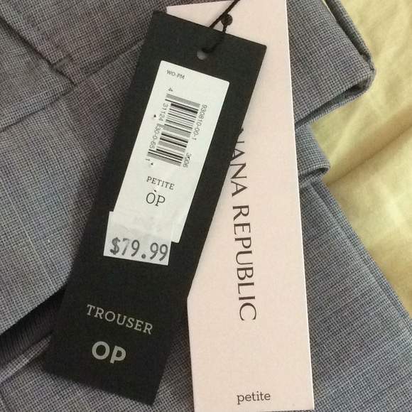 Banana Republic Grey Trousers NWT - Picture 4 of 5